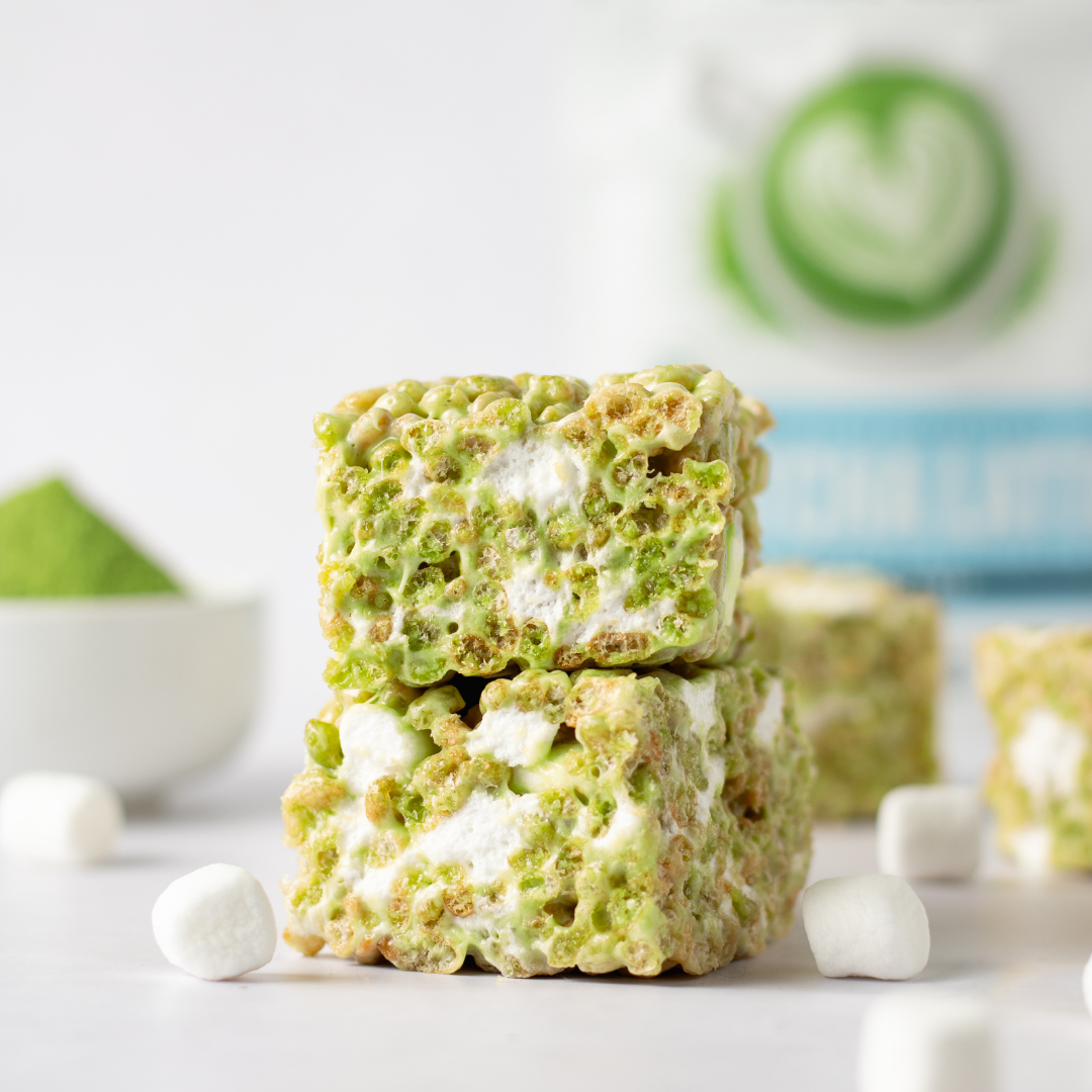 Matcha Rice Krispies Treats