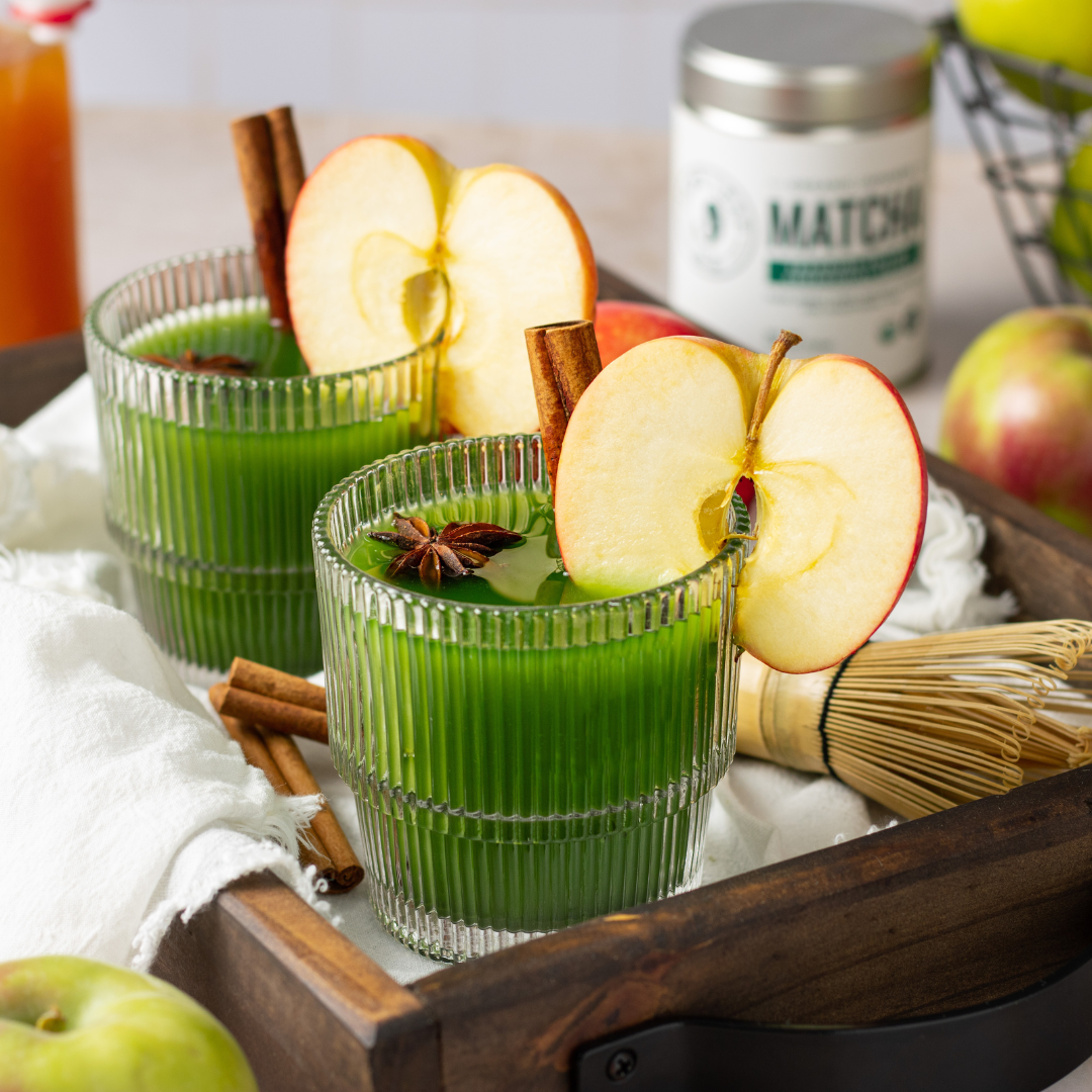 Green Apple Hot Matcha Toddy