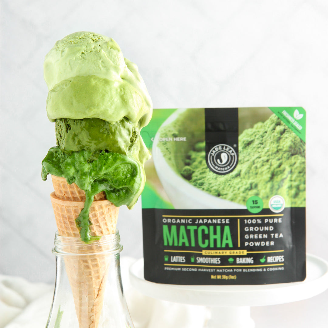 No-churn Matcha Ice Cream: 4 Intensities