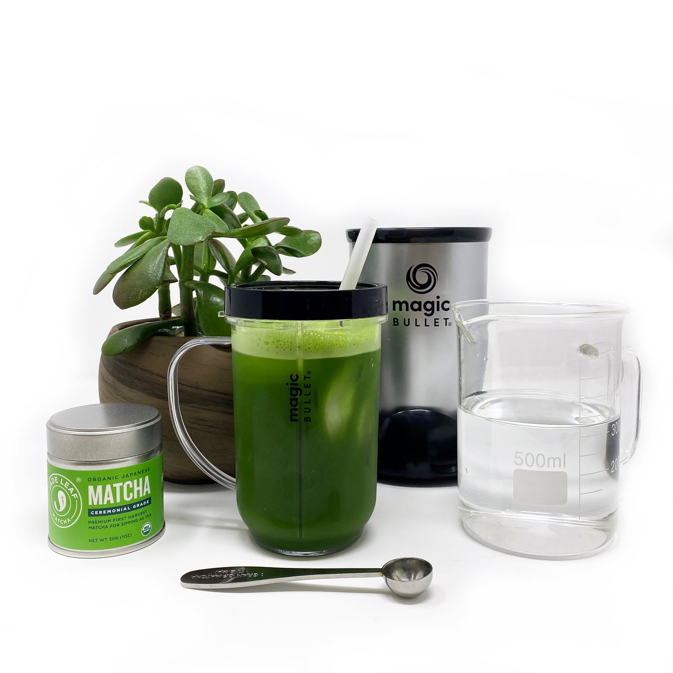 Magic Bullet Iced Matcha Tea