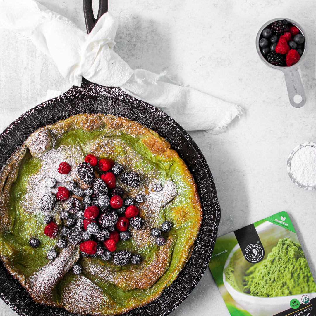 Matcha Dutch Baby Pancake
