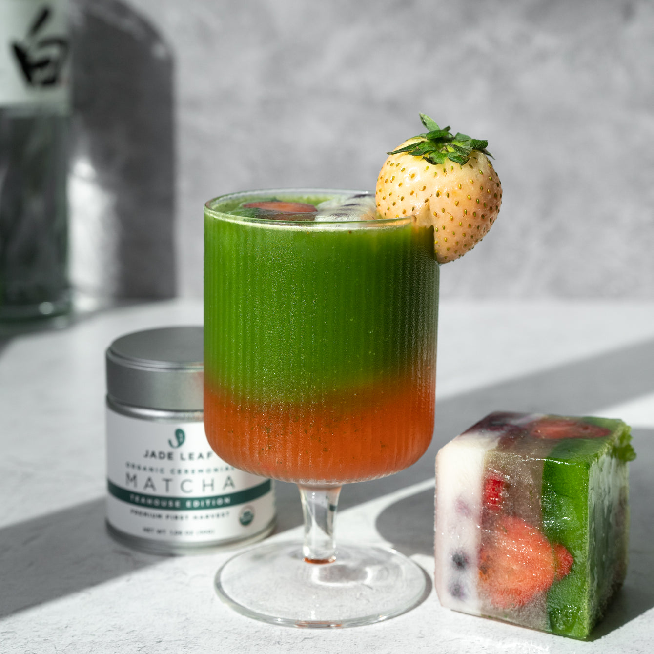 Wet Hot Matcha Summer Cocktail