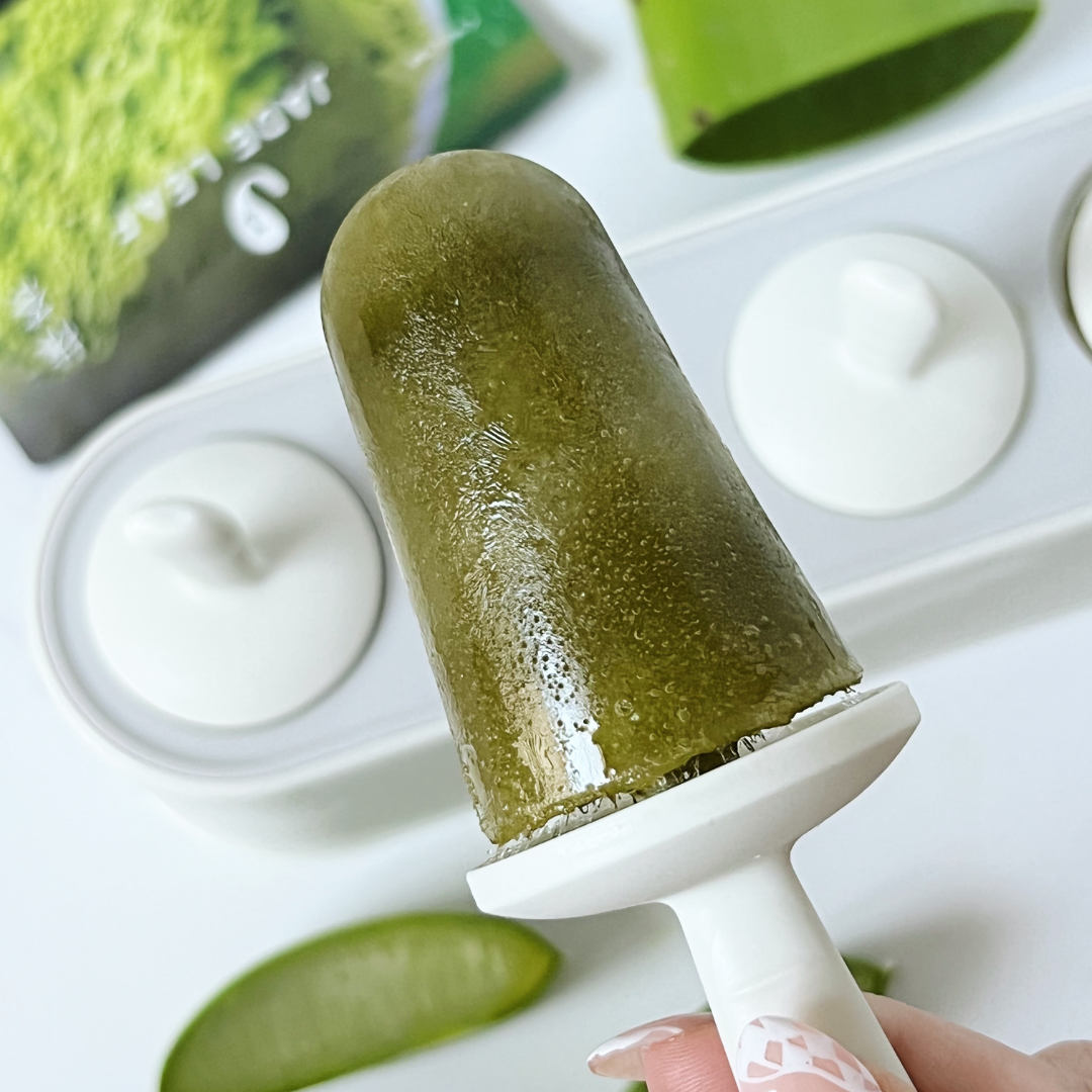 Matcha Aloe Vera Face Pops