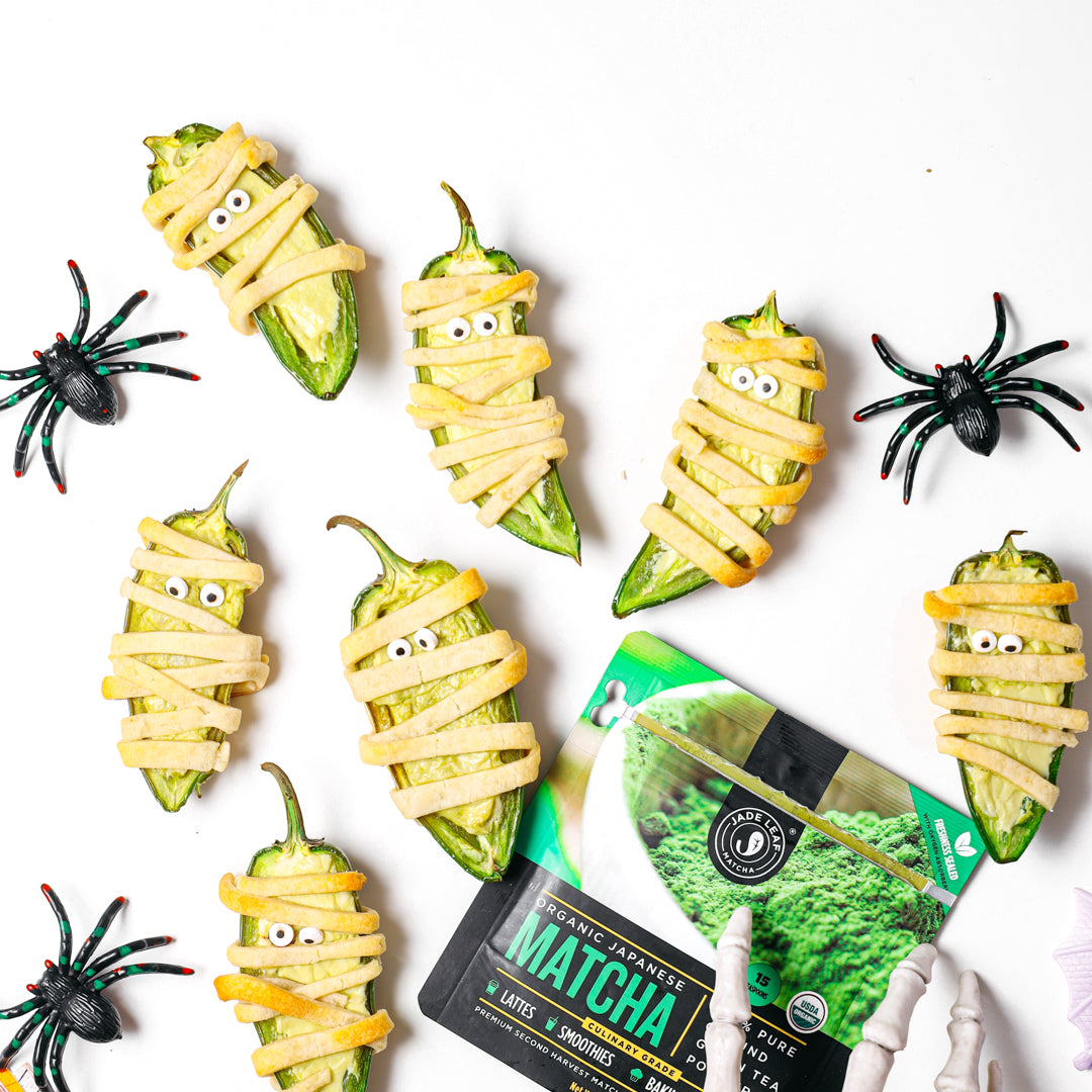 Halloween Recipe: Matcha Mummy Jalapeño Poppers