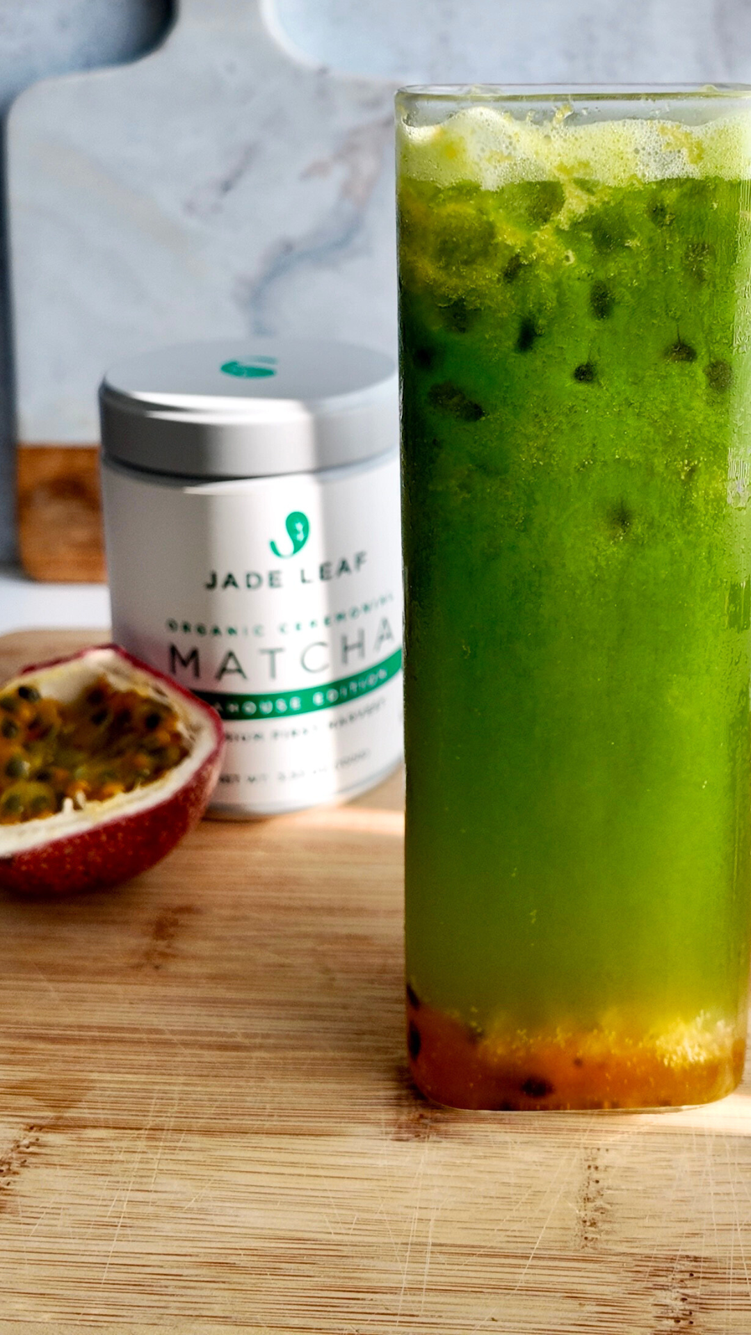 Passion Fruit Sparkling Matcha – Jade Leaf Matcha US