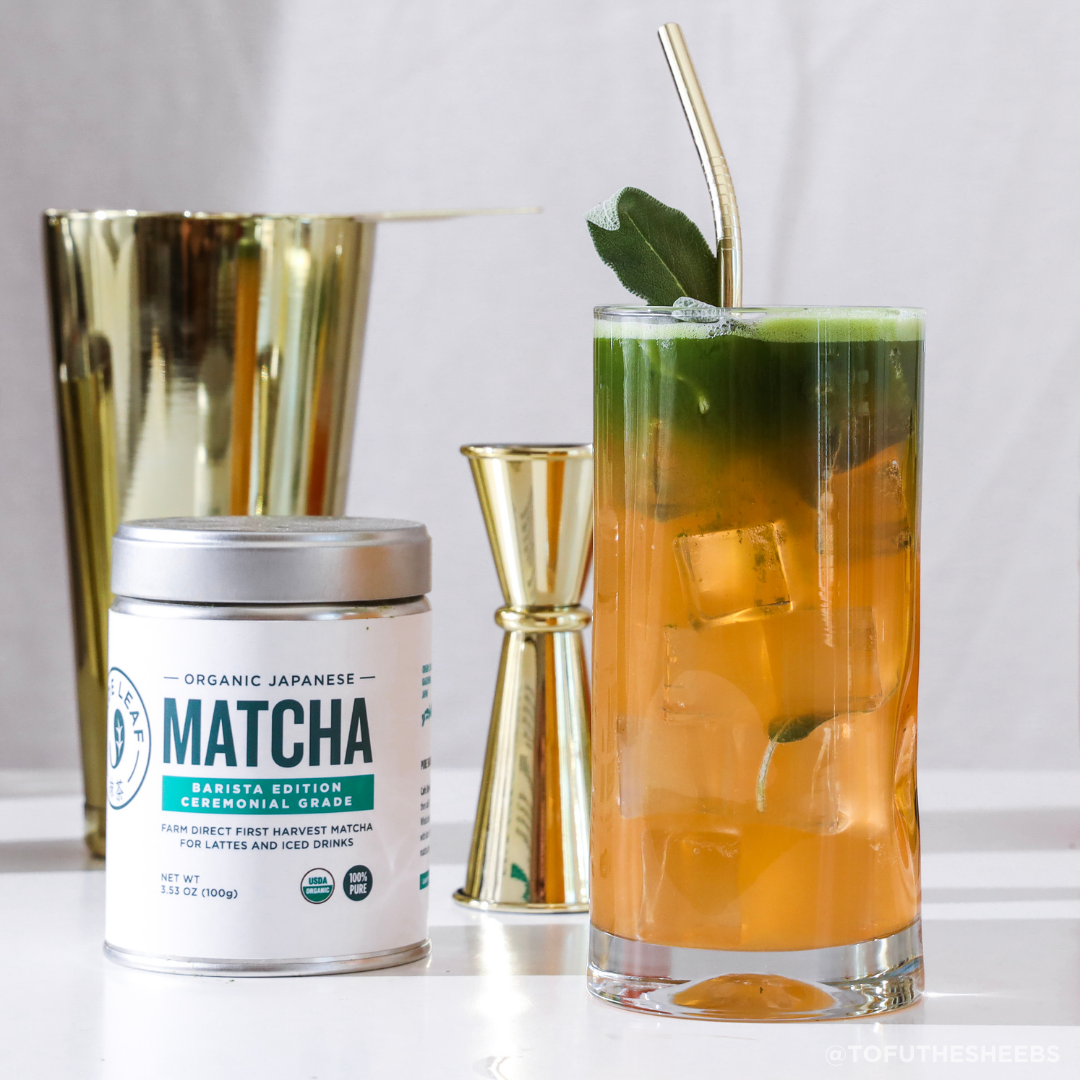 Matcha Cantaloupe Cooler