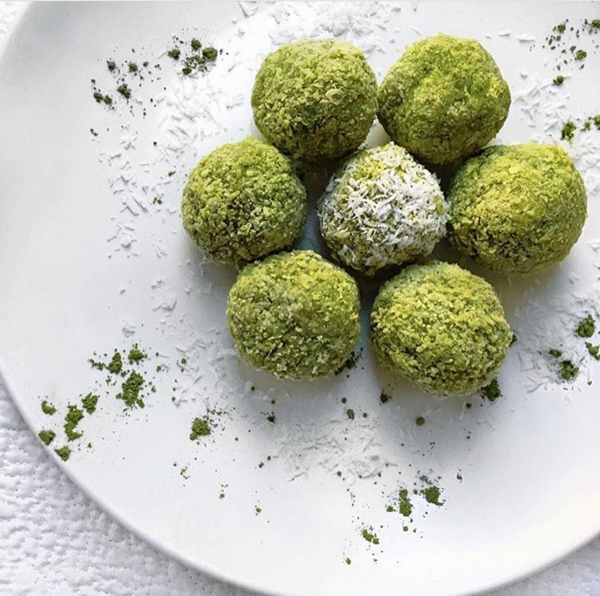 Matcha Coconut Bliss Bites