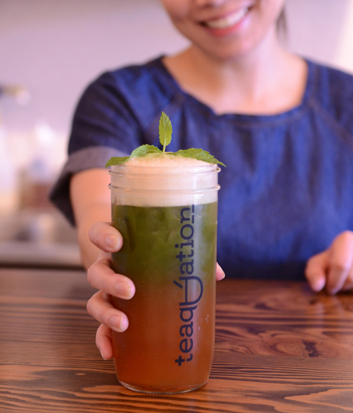 Kryptonite Matcha Tea Cocktail by Teaquation | Jade Leaf Matcha