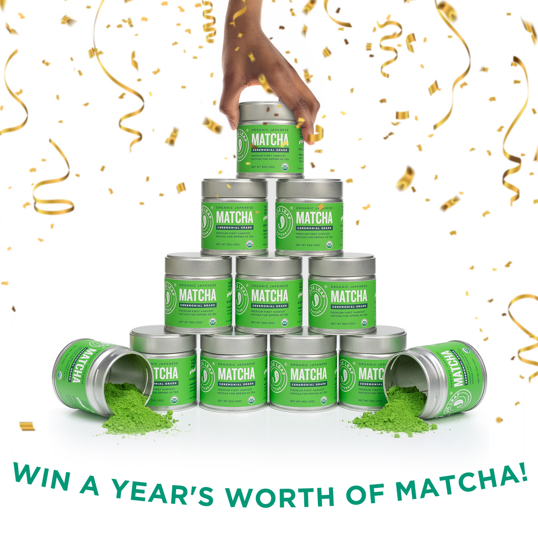 GIVEAWAY: Win A Year's Worth of Matcha!!