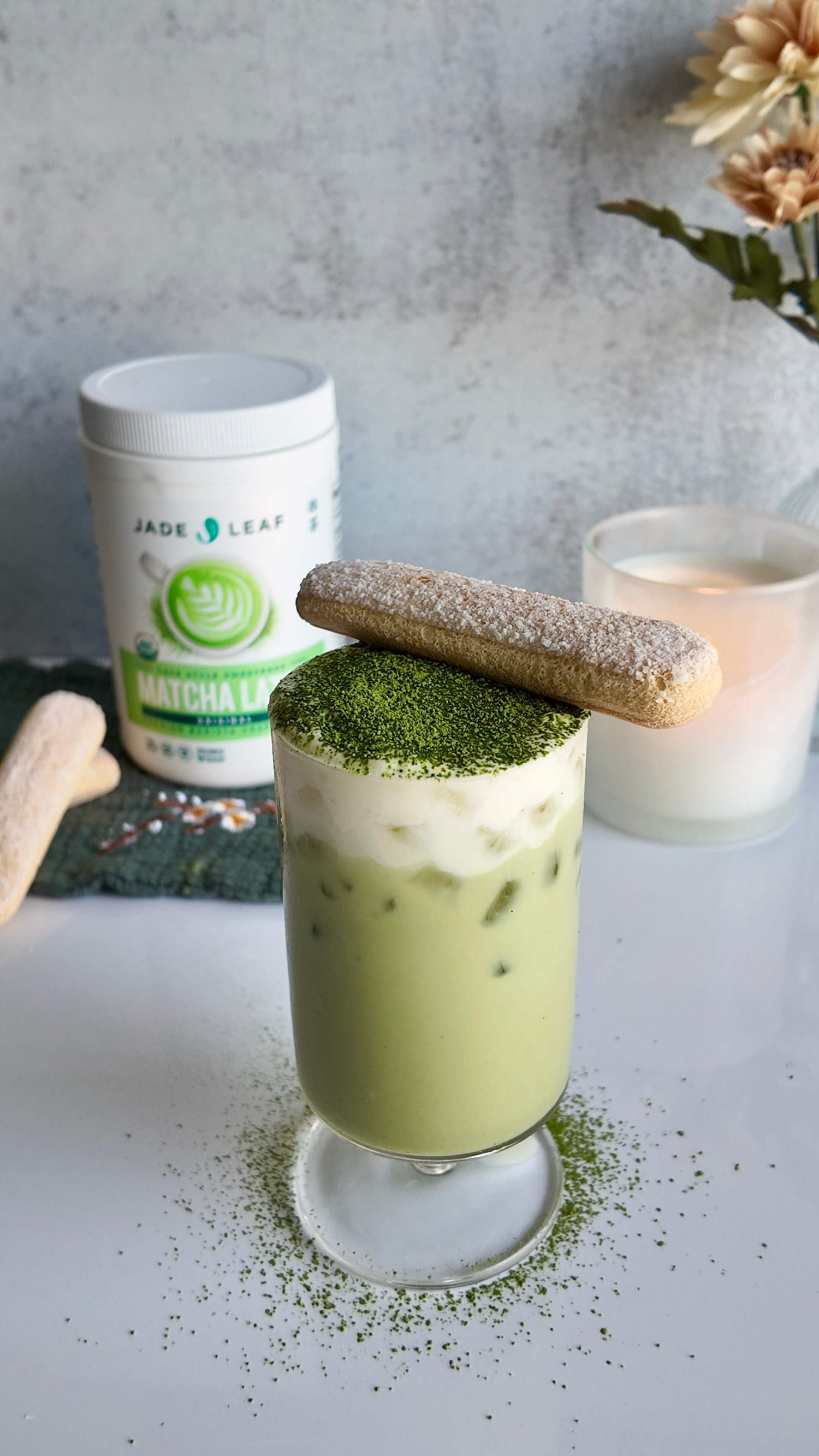 Matcha meets Tiramisu - The classic Italian dessert reimagined with premium matcha, featuring creamy layers and coffee notes.