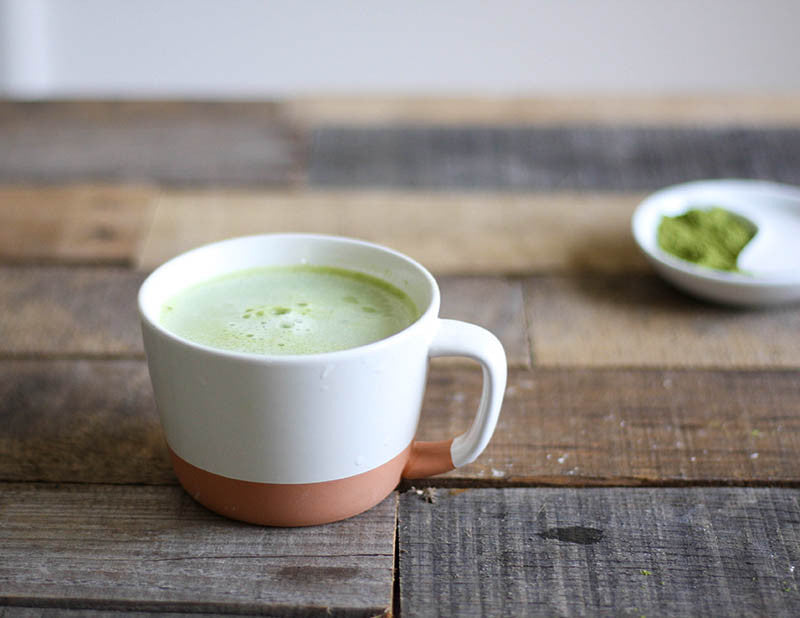 Coconut Matcha Latte with Collagen