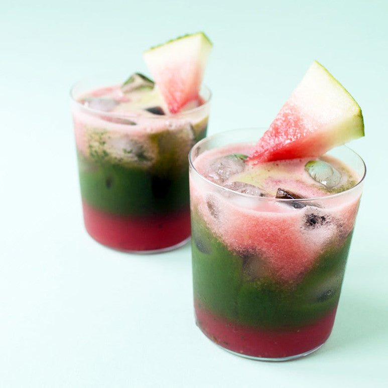 Watermelon Water + Matcha Cold-Brew