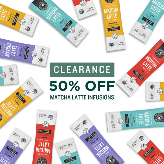 Goodbye Clearance: 50% off Matcha Latte Infusions