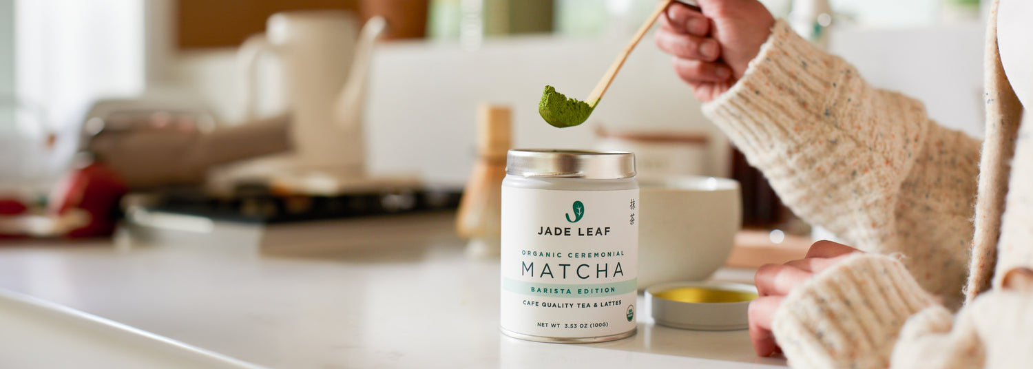 Jade Leaf Organic Matcha Green Tea Powder - Authentic Japanese Origin -  Premium Second Harvest Culinary Grade (1.06 Ounce) - Coupon Codes, Promo  Codes, Daily Deals, Save Money Today