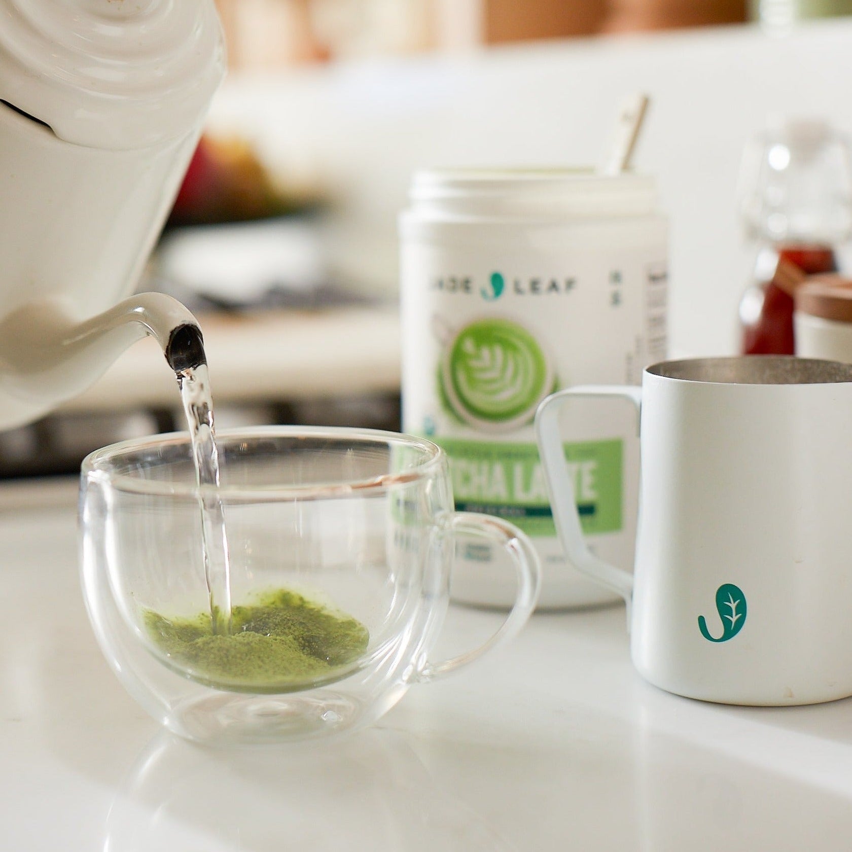 Organic Cafe Style Sweetened Matcha Latte Mix - Original – Jade Leaf Matcha