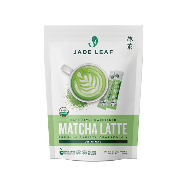 Organic Cafe Style Sweetened Matcha Latte Mix - Original - Stick