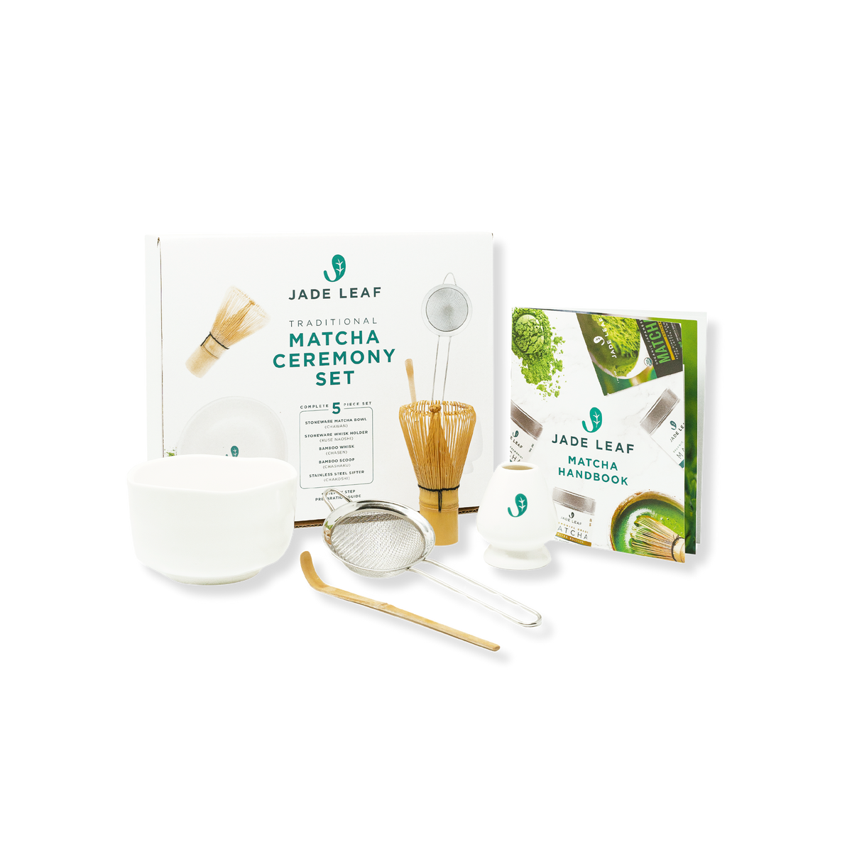 Jade Leaf Matcha Whisk Ceremony Set