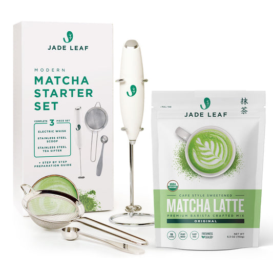 Cafe Style Matcha Latte Mix Starter Bundle