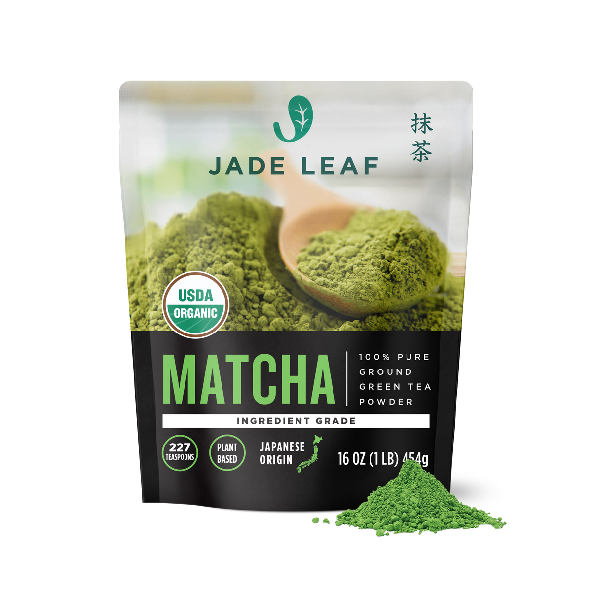 Delvix Garden Organic Ceremonial Grade Matcha Green Tea Powder - 5 Oz