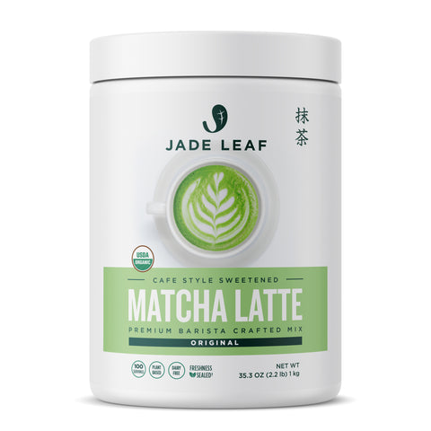Organic Cafe Style Sweetened Matcha Latte Mix - Original - 35.3oz (100 servings)