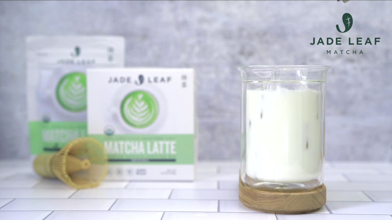 Matcha Latte Mix - 5.3oz (15 servings) - 17.6oz (50 servings) - 35.3oz (100 servings) - Video