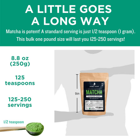 Ingredient Matcha - 250g Pouch - Size