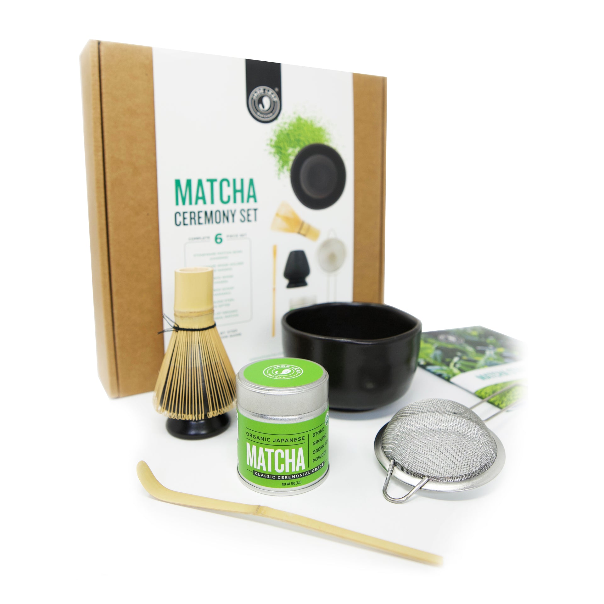 1 Set Japanese Matcha Tea Set, Matcha Bowl, Matcha Bamboo Whisk, Spoon,  Sieve, Matcha Whisk Stand, Matcha Mixer Set, Matcha Green Tea Powder Set,  For