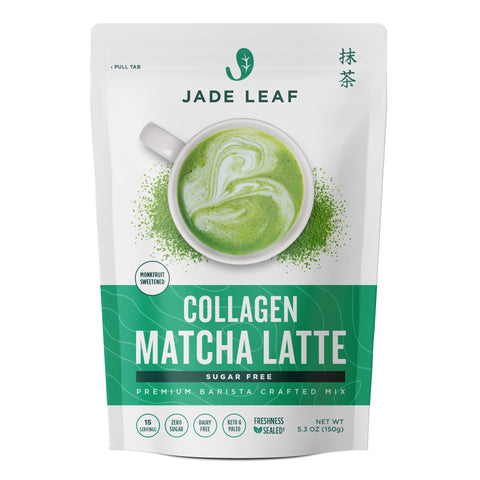 Collagen Matcha Latte Mix - Sweetened (Sugar Free) - 5.3oz (15 servings)