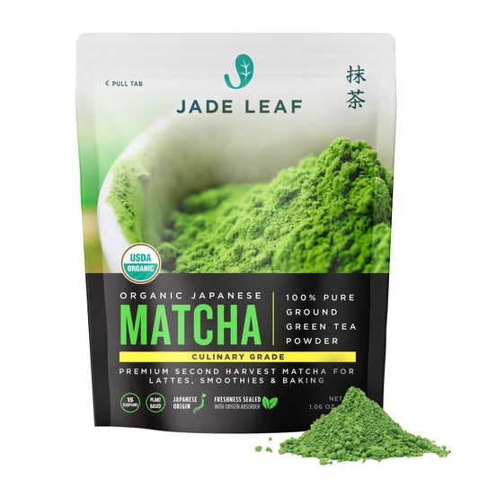 Jade Leaf Matcha Organic Japanese Matcha Latte Mix, Powdered Tea (16 oz.) -  HapyDeals
