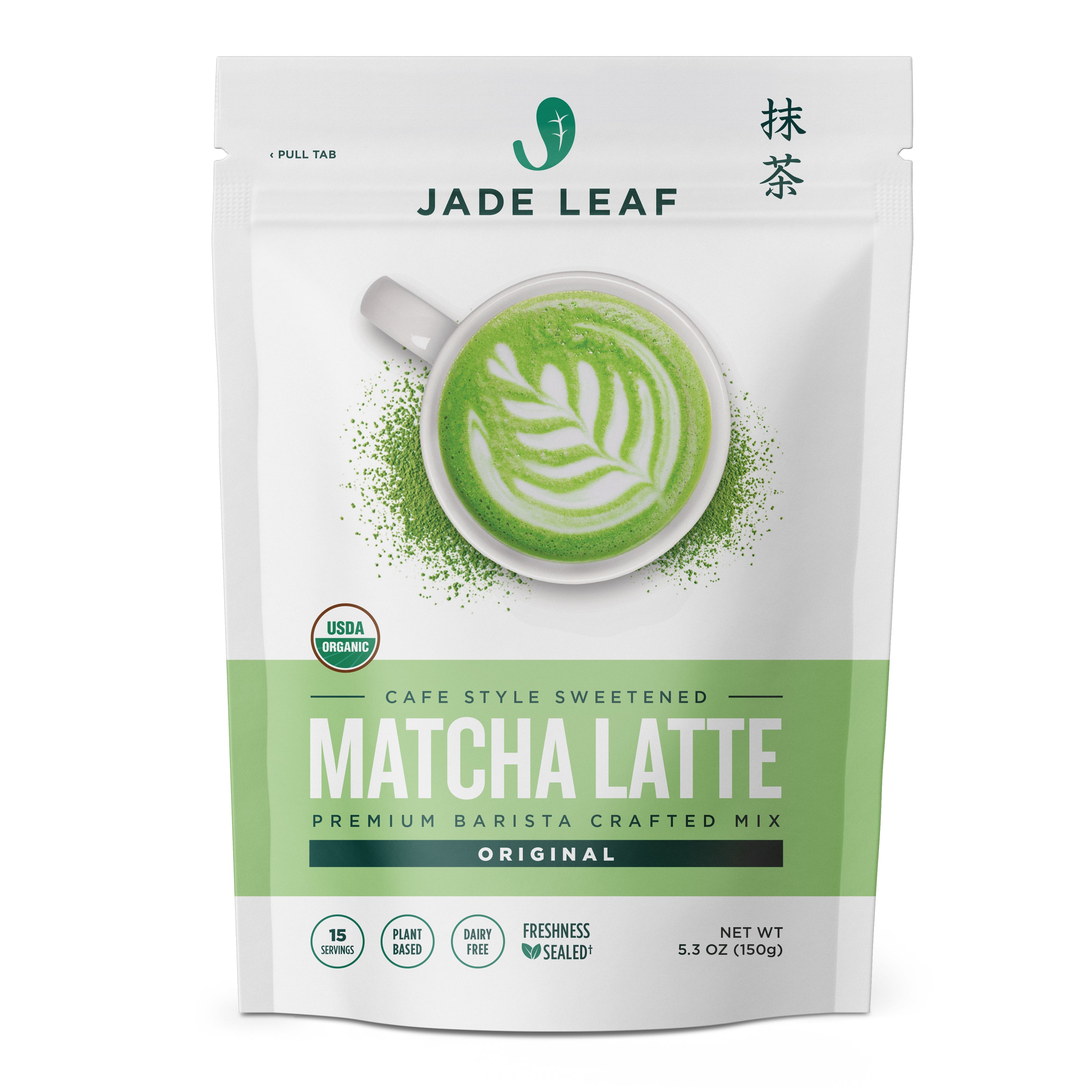 gentage side apologi Organic Cafe Style Sweetened Matcha Latte Mix - Original | Jade Leaf Matcha