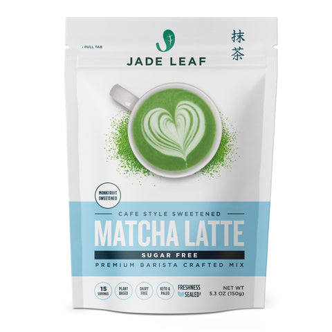 Cafe Style Sweetened Matcha Latte Mix - Sugar Free - 5.3oz (15 servings)